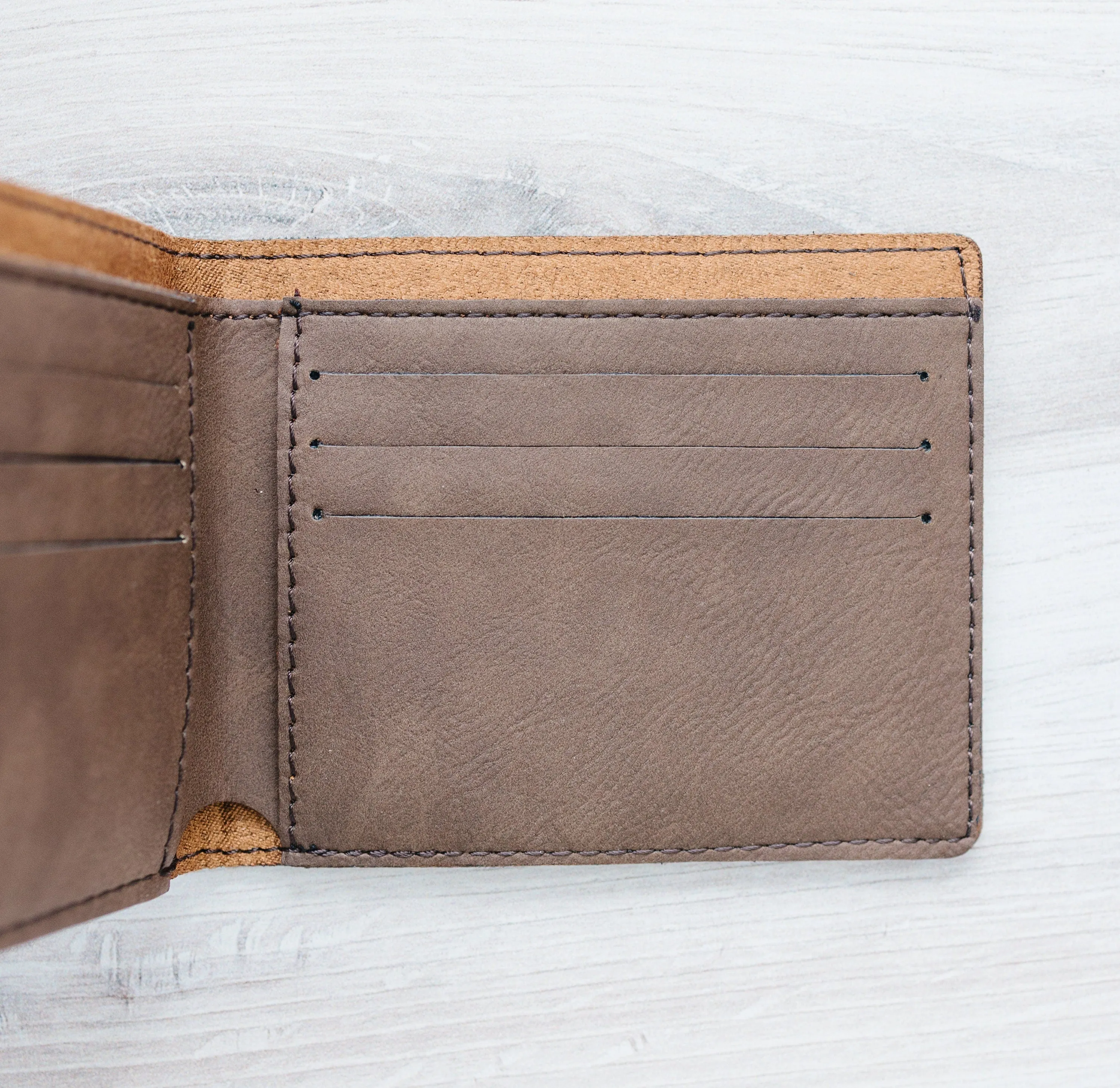 Personalized Leather Wallet Mens Bifold Gift for Him Father Day Gift Custom Monogram Leather Wallet Birthday Anniversary Groomsmen Gift