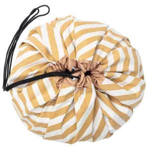 Play & Go Storage Bag Stripes Mustard