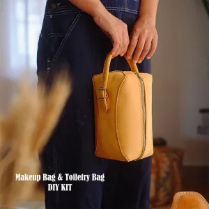 POPSEWING® Nubuck Leather Makeup Bag & Toiletry Bag DIY Kit