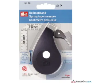 PRYM Ergonomic Retractable Tape Measure (cm & inch scale)