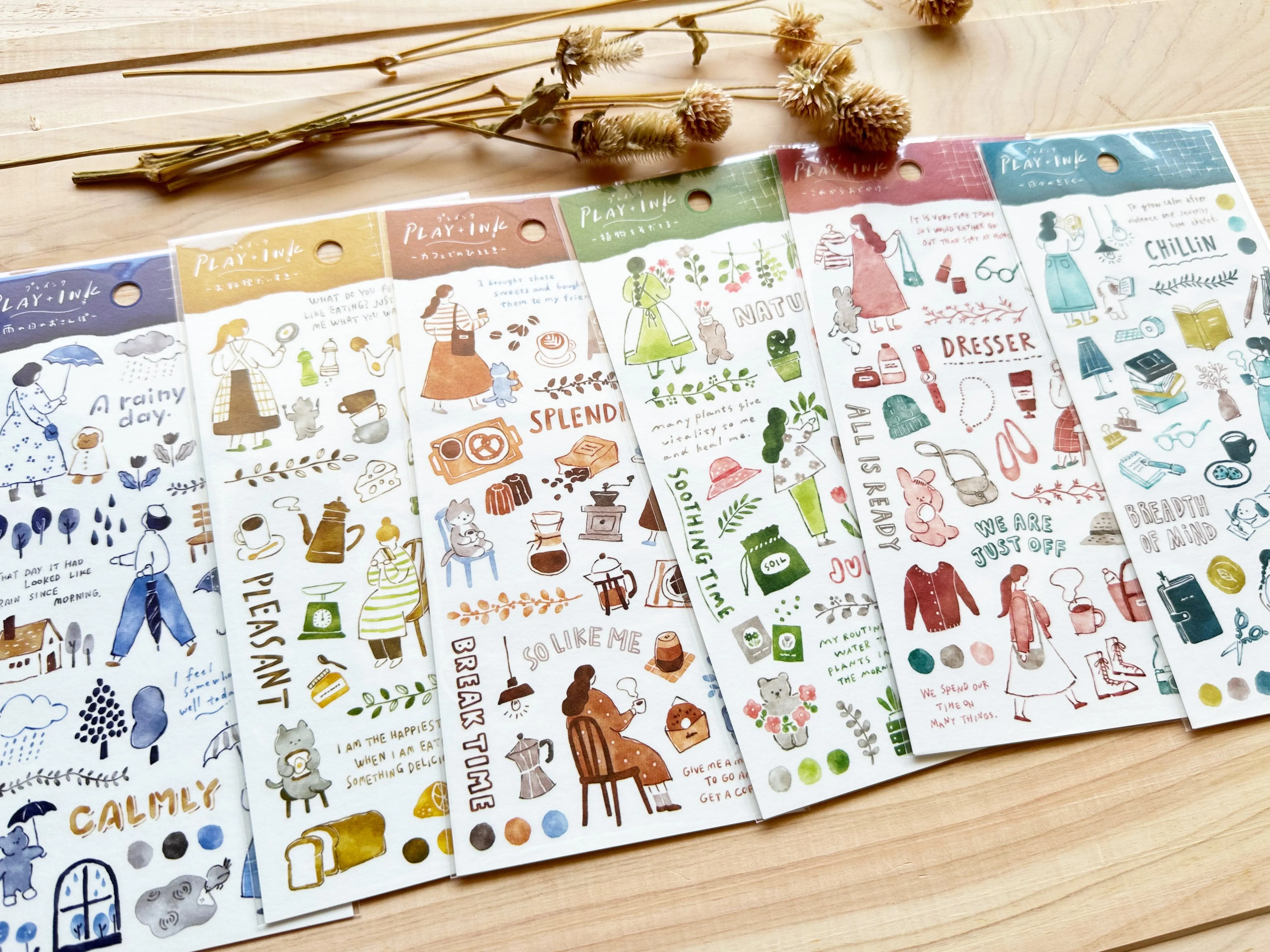 "Play-Ink" Sheet of Stickers / Splendid