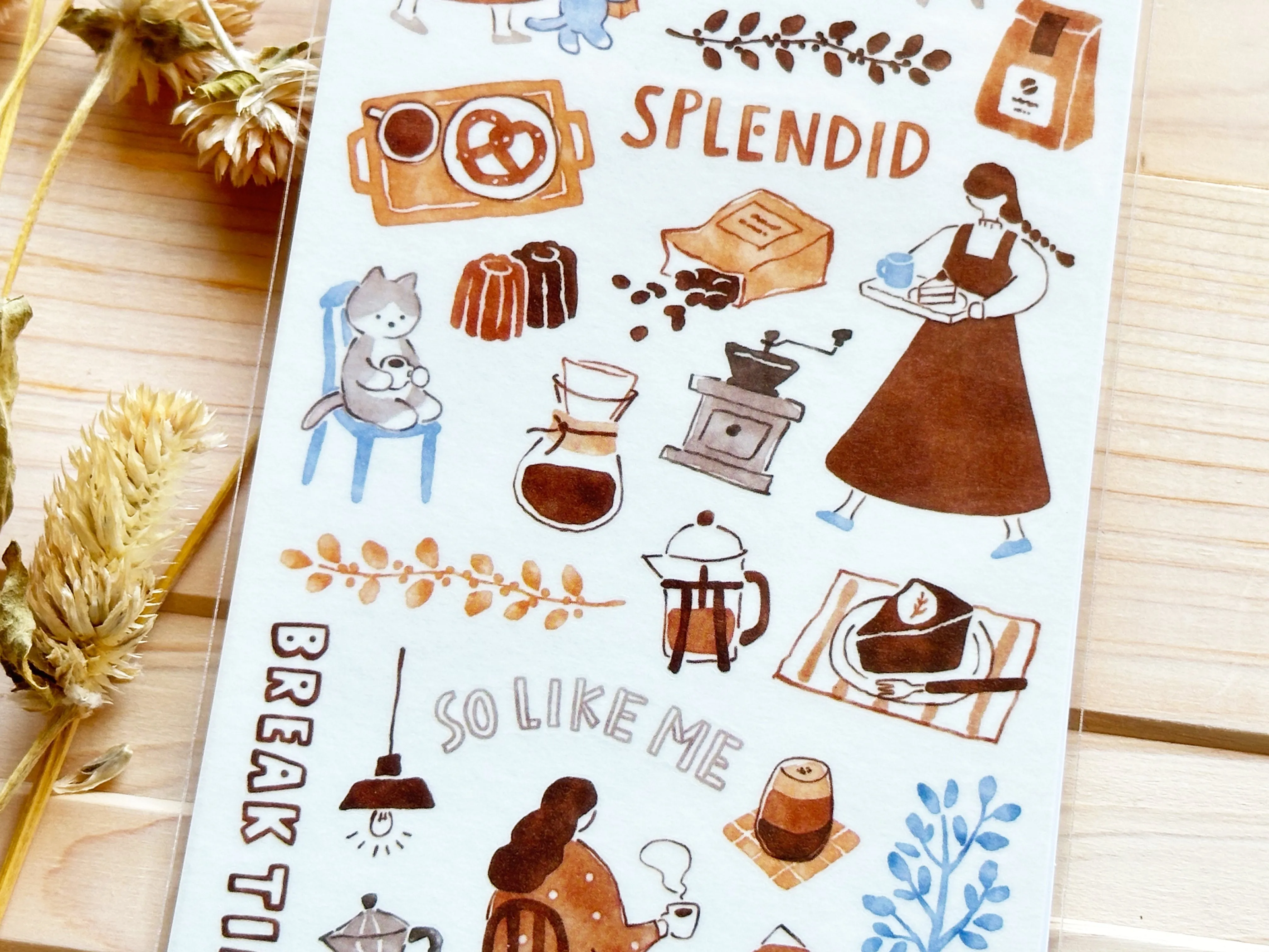 "Play-Ink" Sheet of Stickers / Splendid