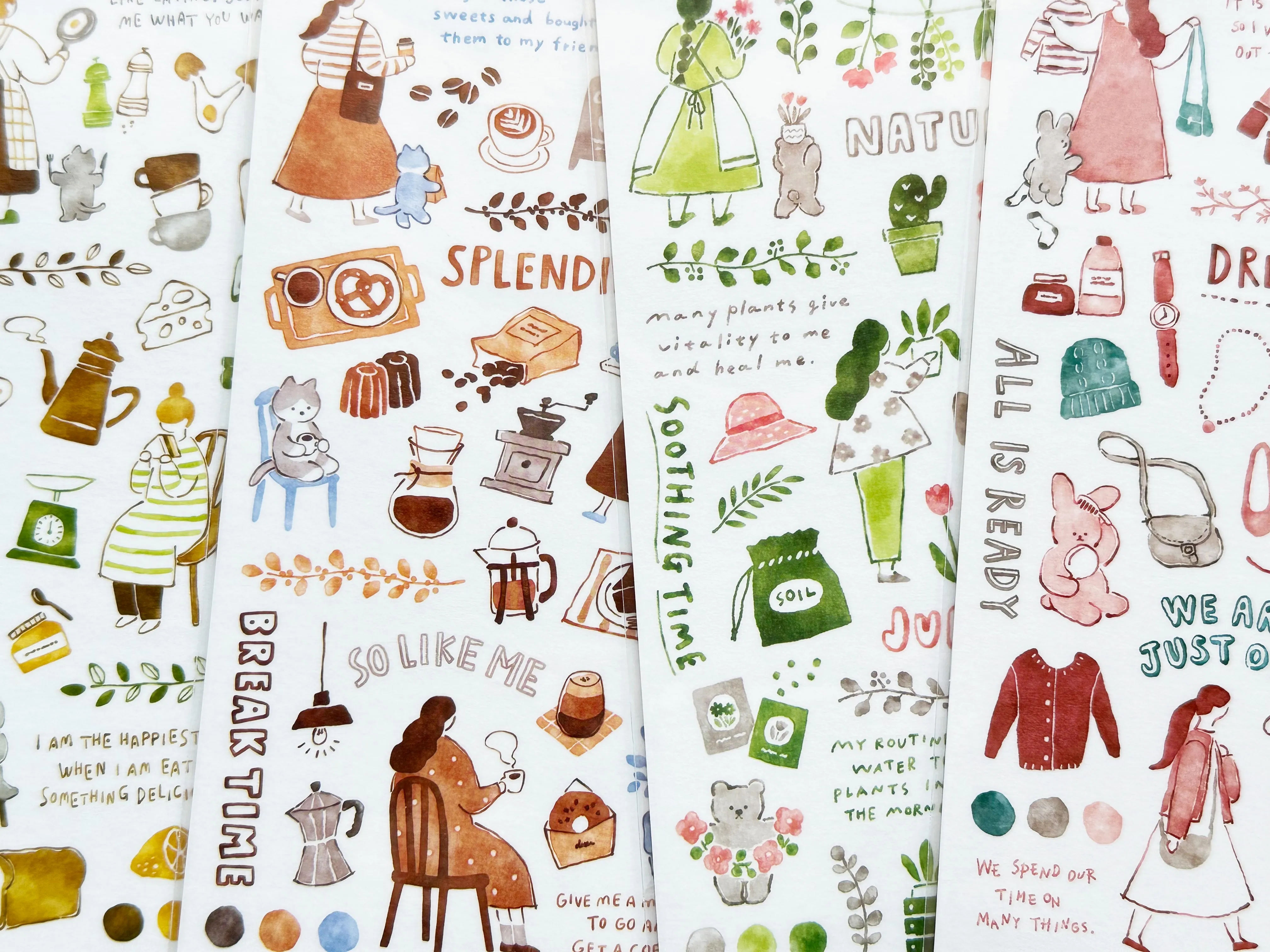 "Play-Ink" Sheet of Stickers / Splendid