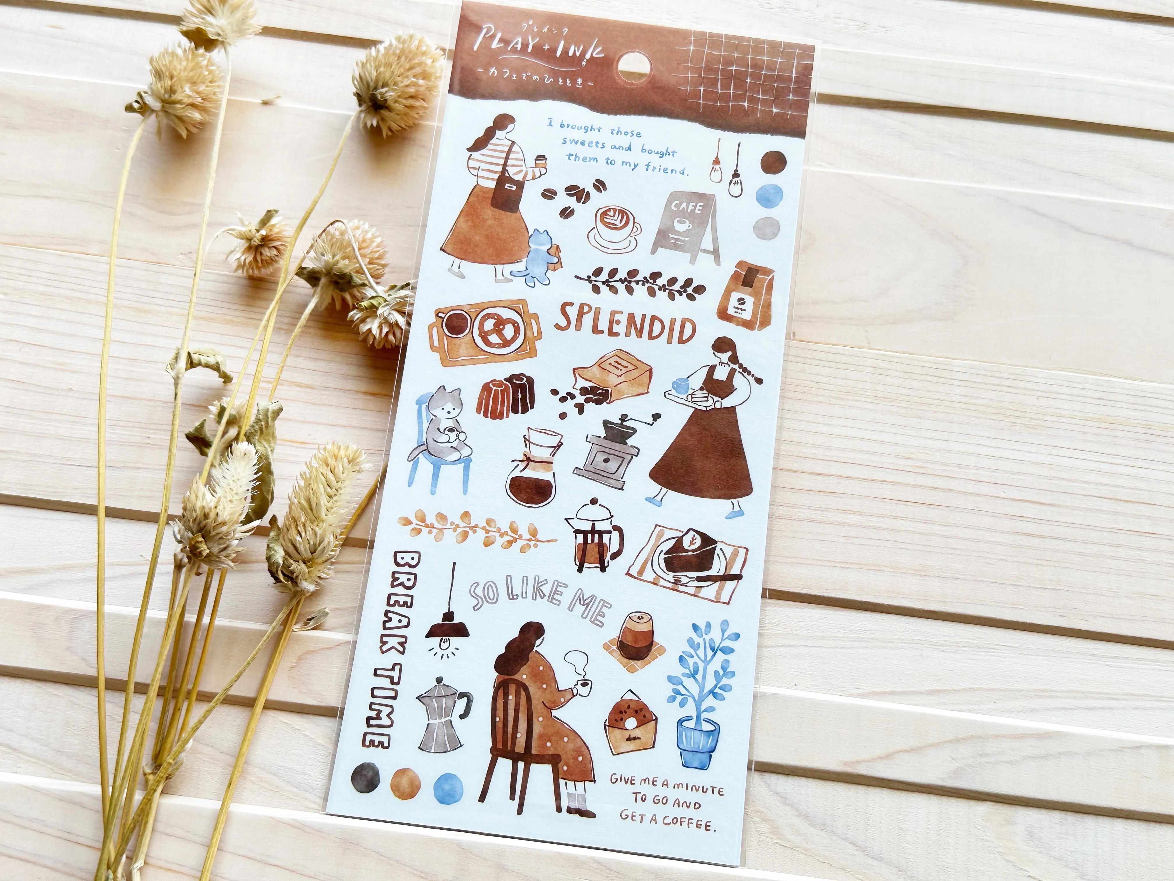 "Play-Ink" Sheet of Stickers / Splendid