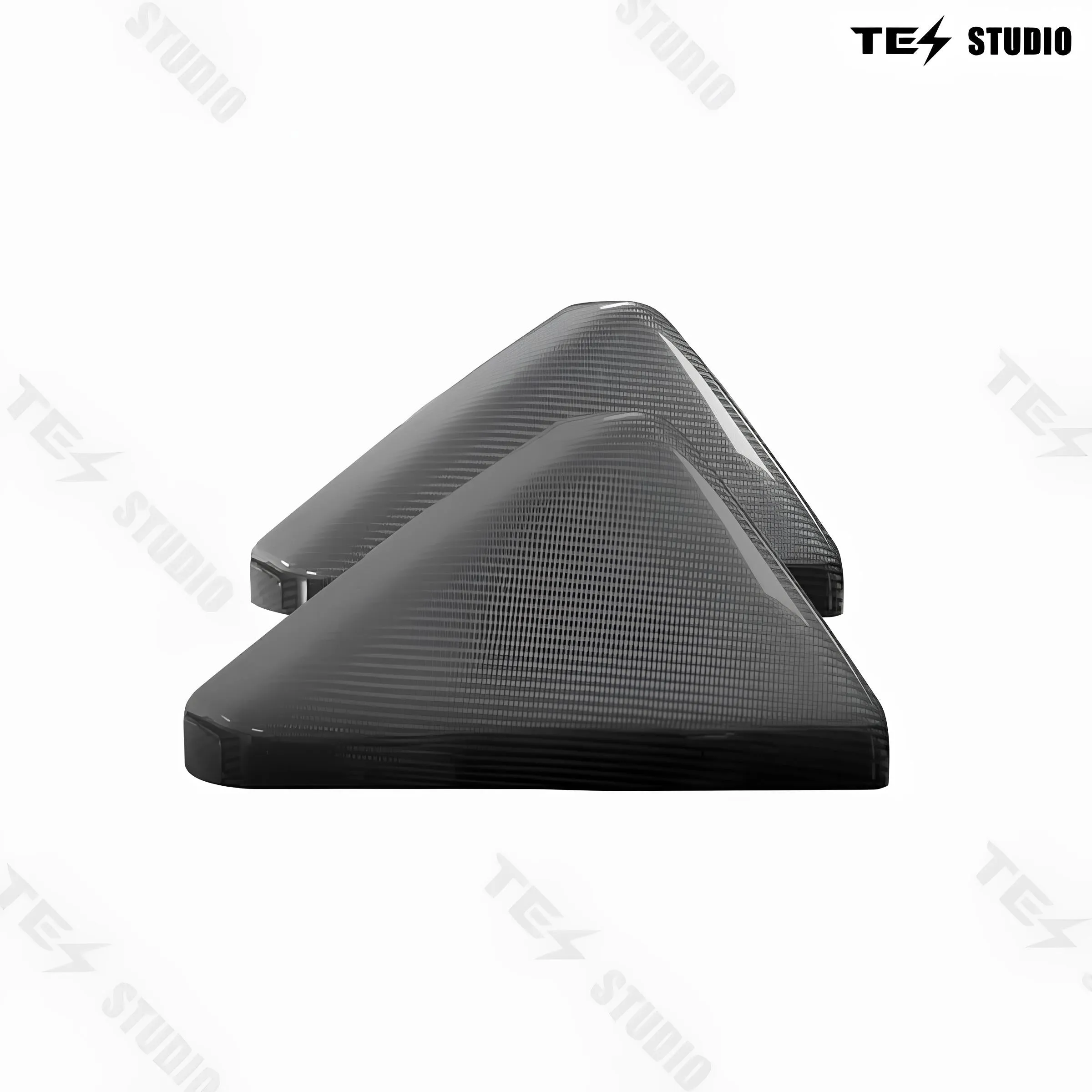 Real Carbon Fiber Side View Mirror Caps for Tesla Cybertruck Exterior Accessories 2PCS | Tesstudio