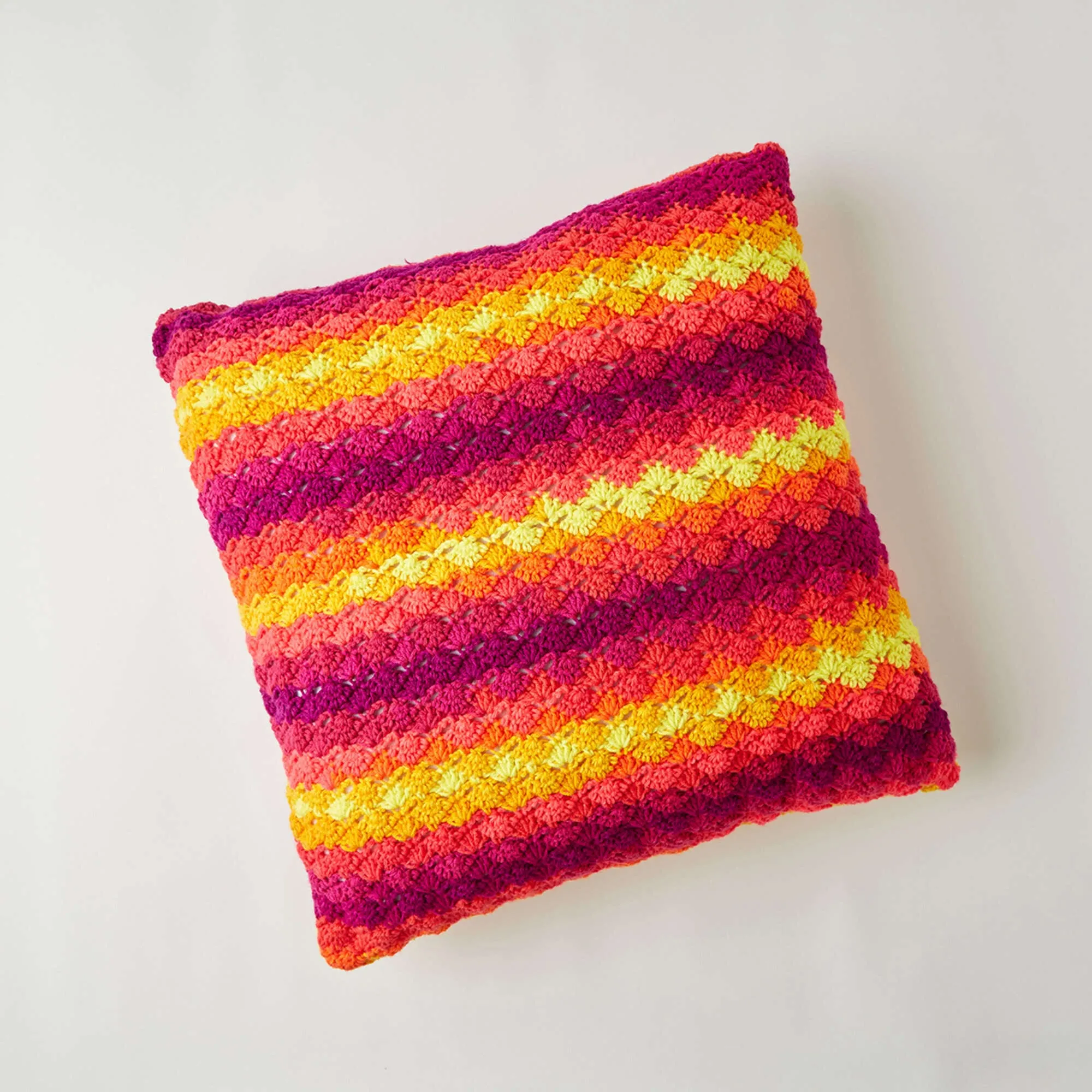 Red Heart Crochet Splendid Shells Pillow