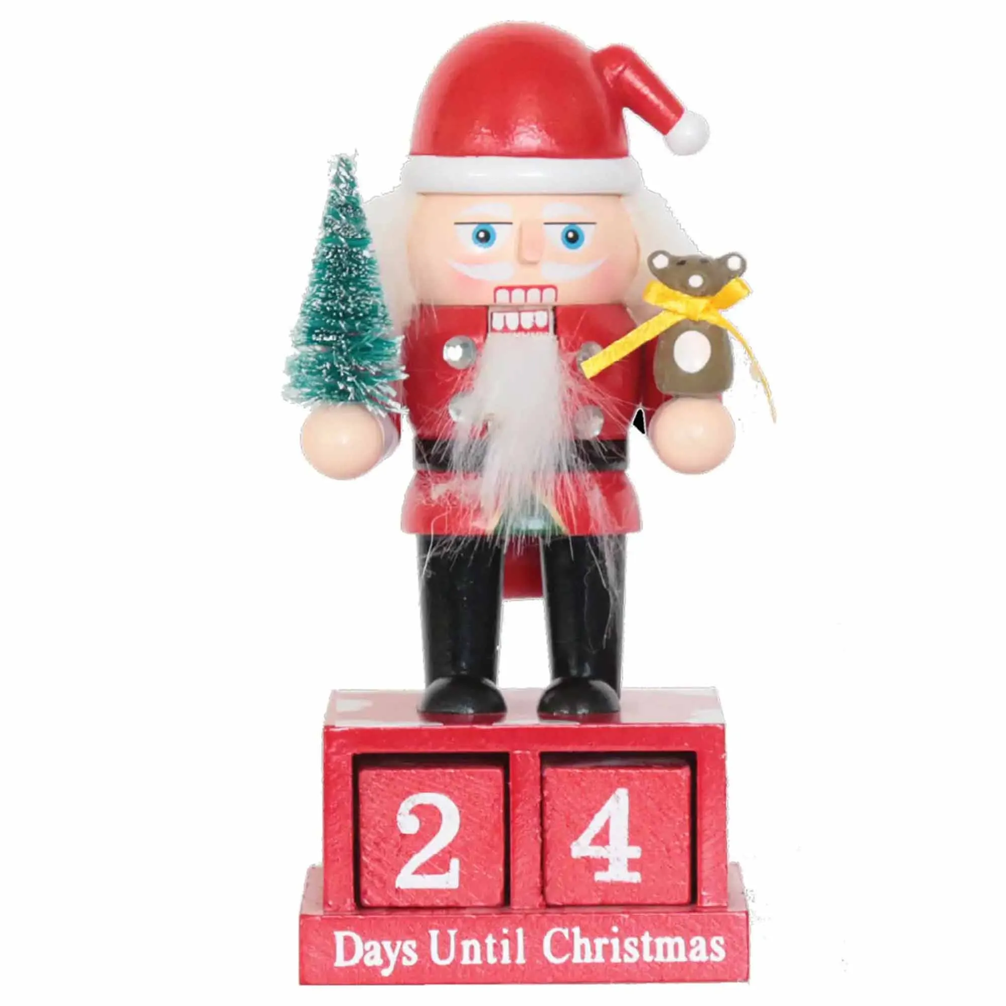 Santa Countdown - 6" Nutcracker