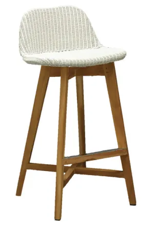 Santorini Lloyd Loom Low Back Stool - 660mm