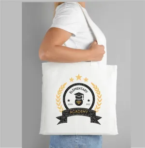 School Leavers Personalised Word Art Custom Made Tote Bag | Own Text