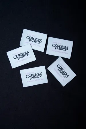 Set of 5 Gorgeous Fabrics Labels