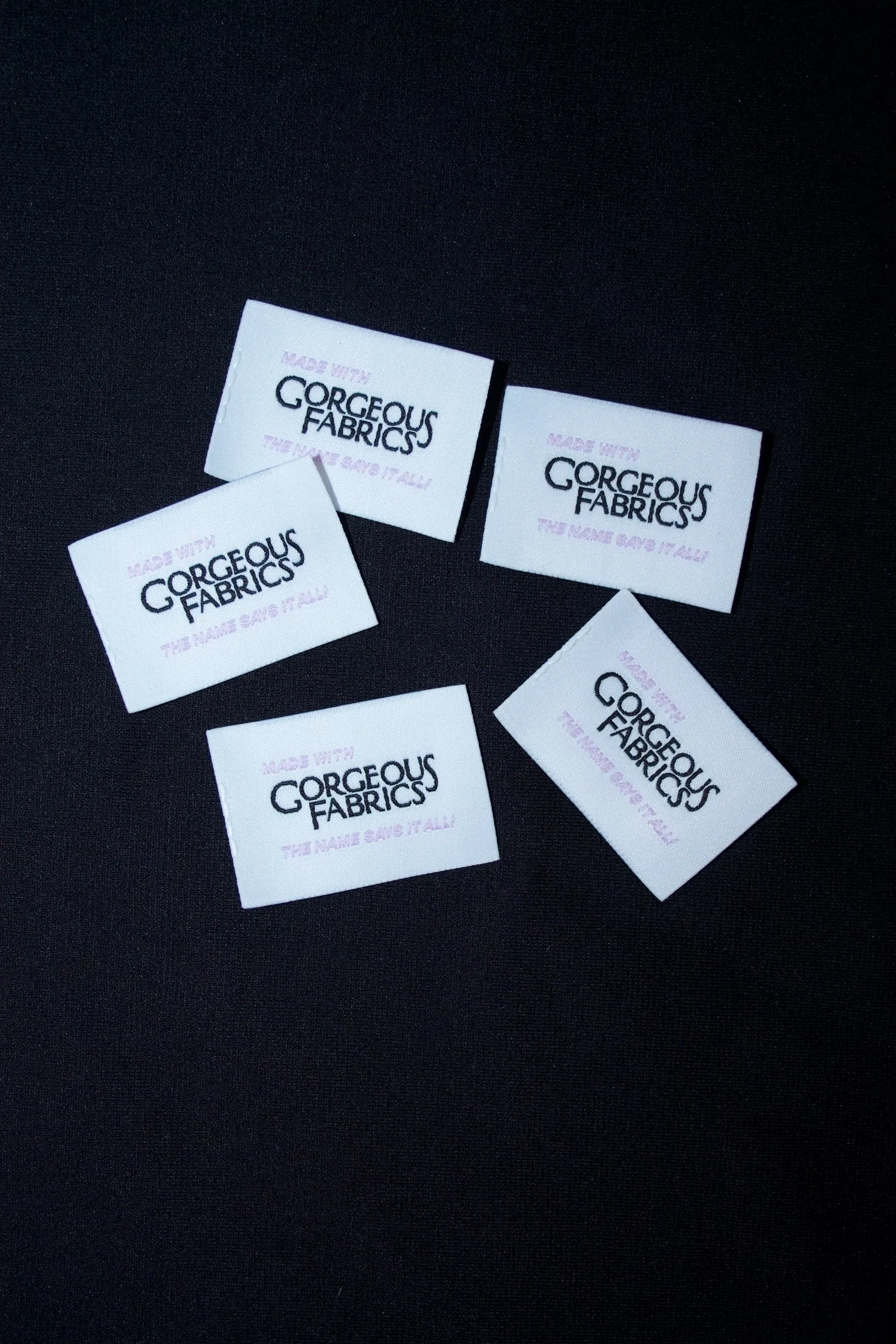 Set of 5 Gorgeous Fabrics Labels