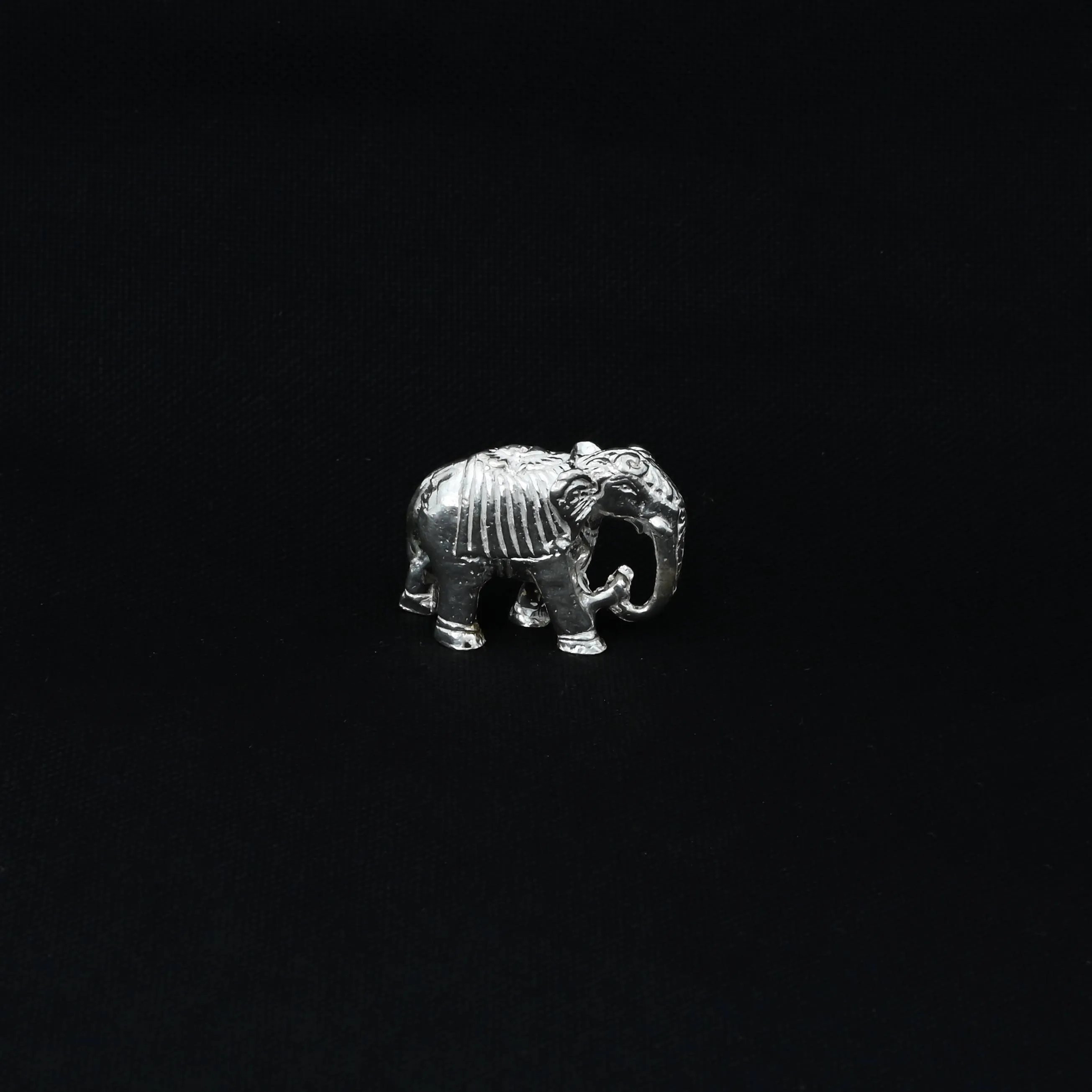 Silver Antique "Indra's Eravat" Elephant Statue