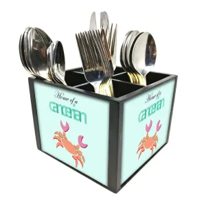 Silverware Cutlery Stand Organizer - Cancerian
