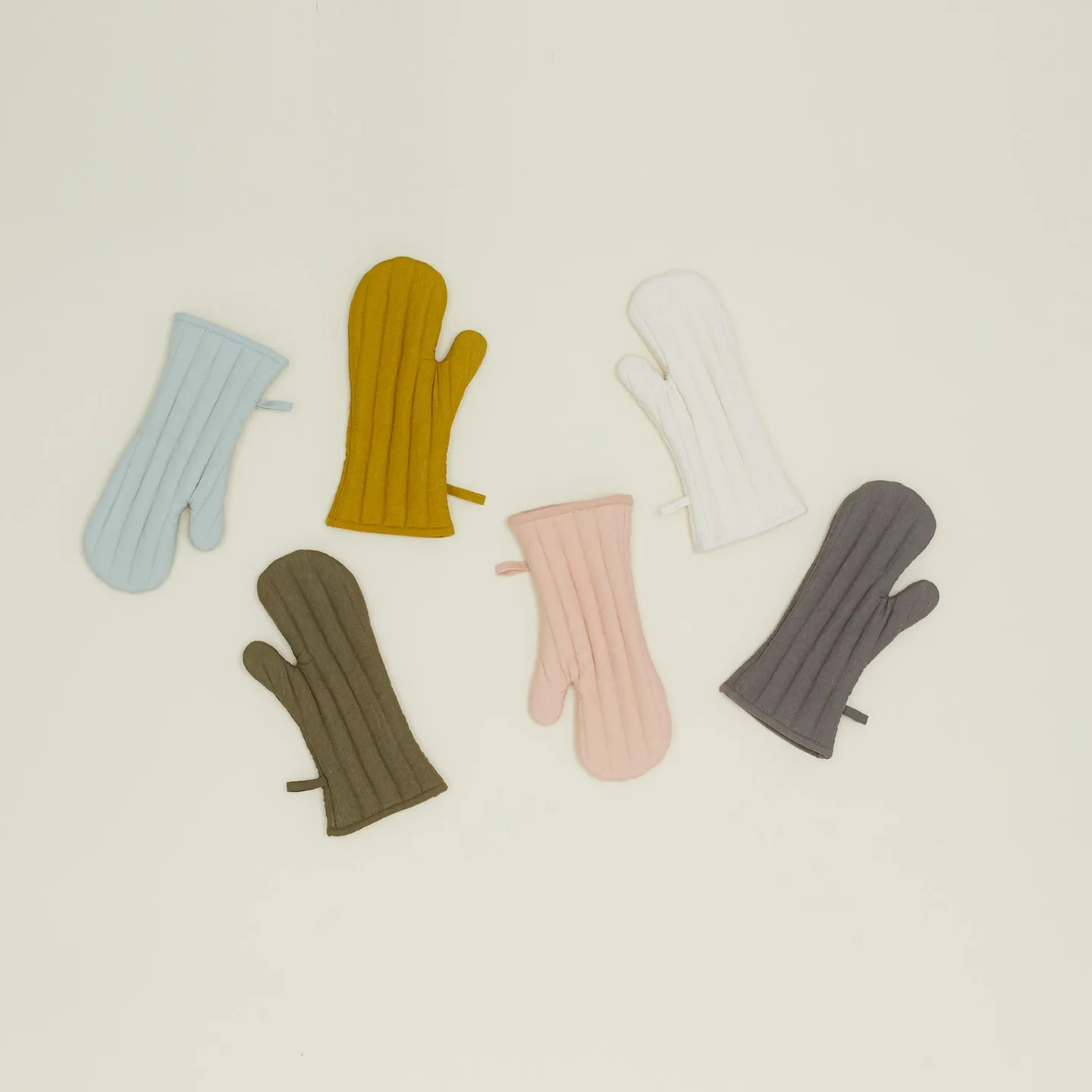 Simple Linen Oven Mitt