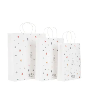 Single Paper Bag with Color Print for Gifting
