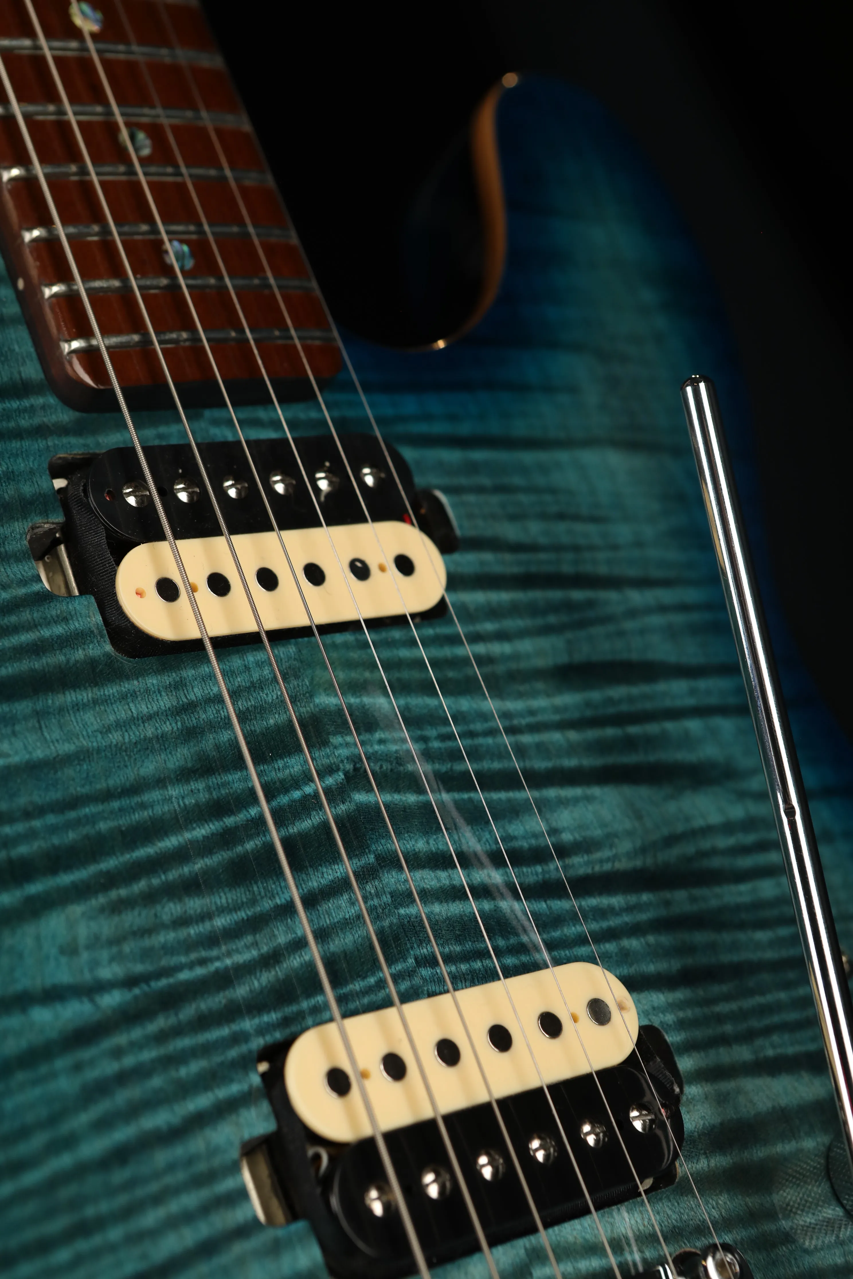 Sire T7 FM 'Trans Blue Flame Top' Larry Carlton Signature Electric Guitar