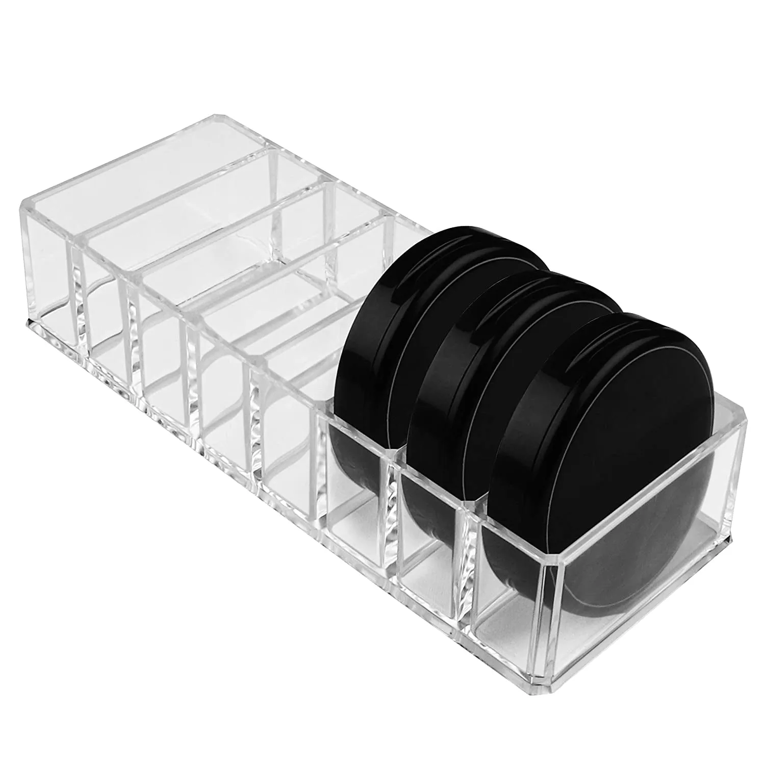 (Size S) Acrylic Beauty Make Up Organizer Storage Box - Transparent