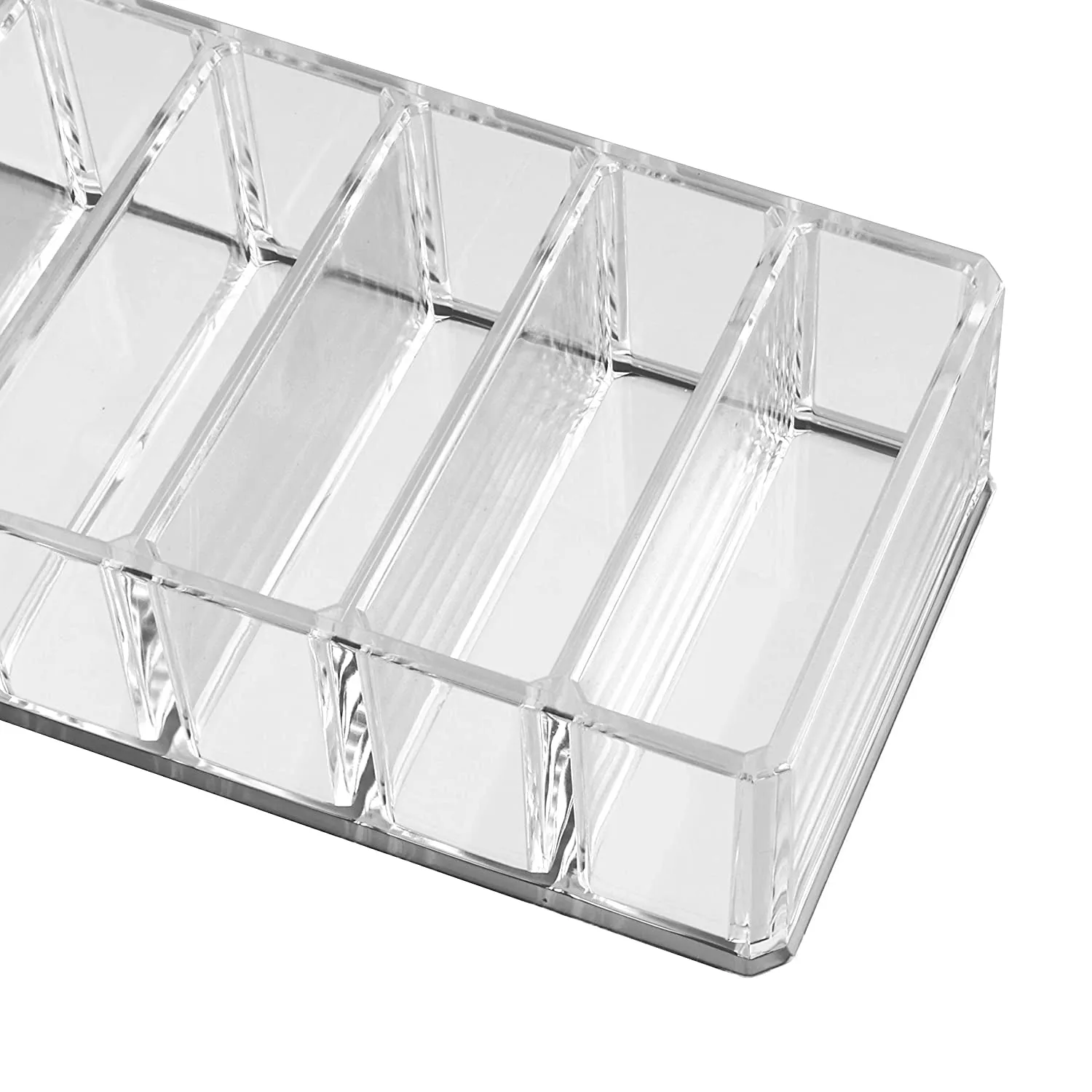 (Size S) Acrylic Beauty Make Up Organizer Storage Box - Transparent