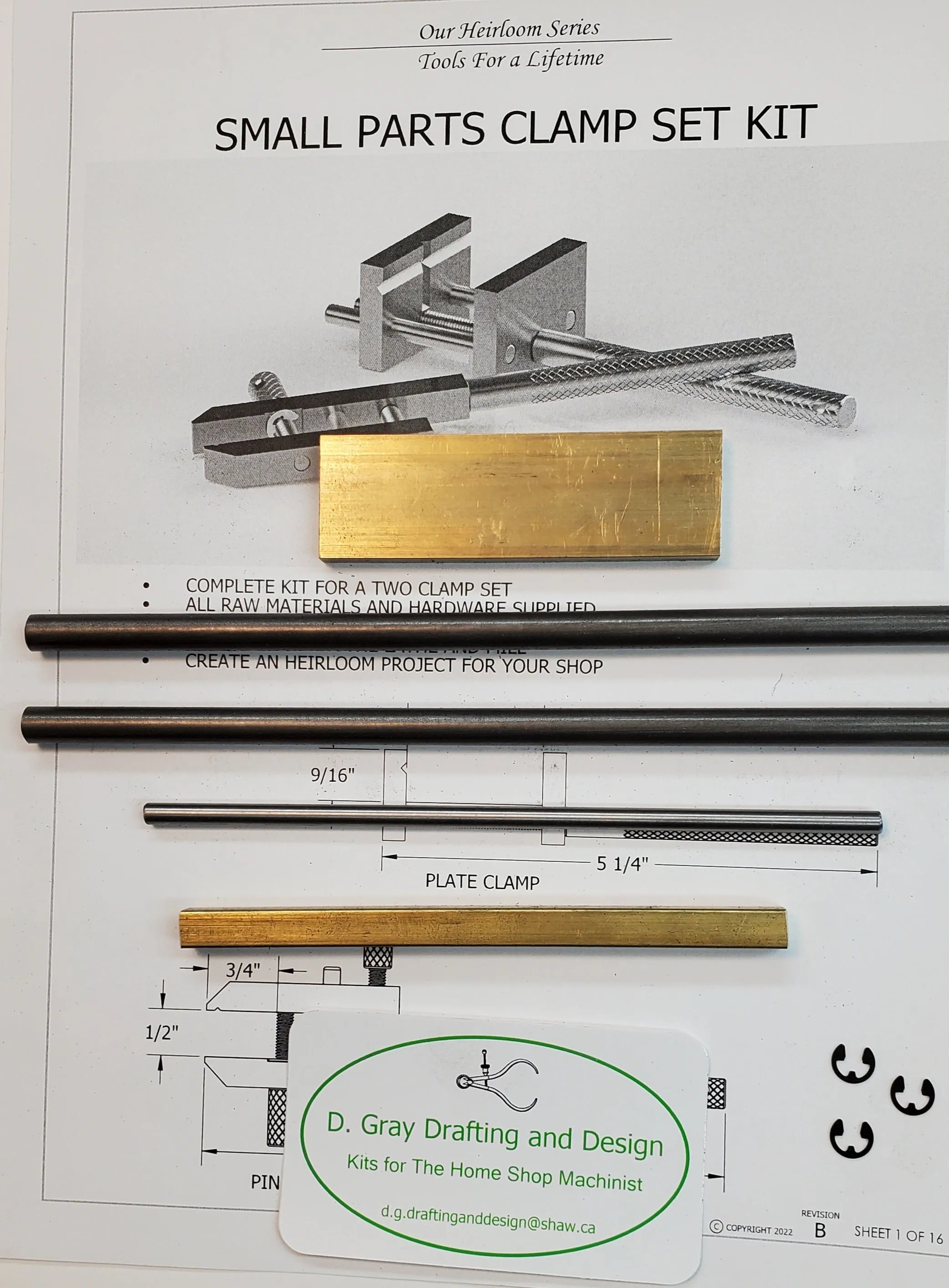 Small Parts Clamp Set Kit
