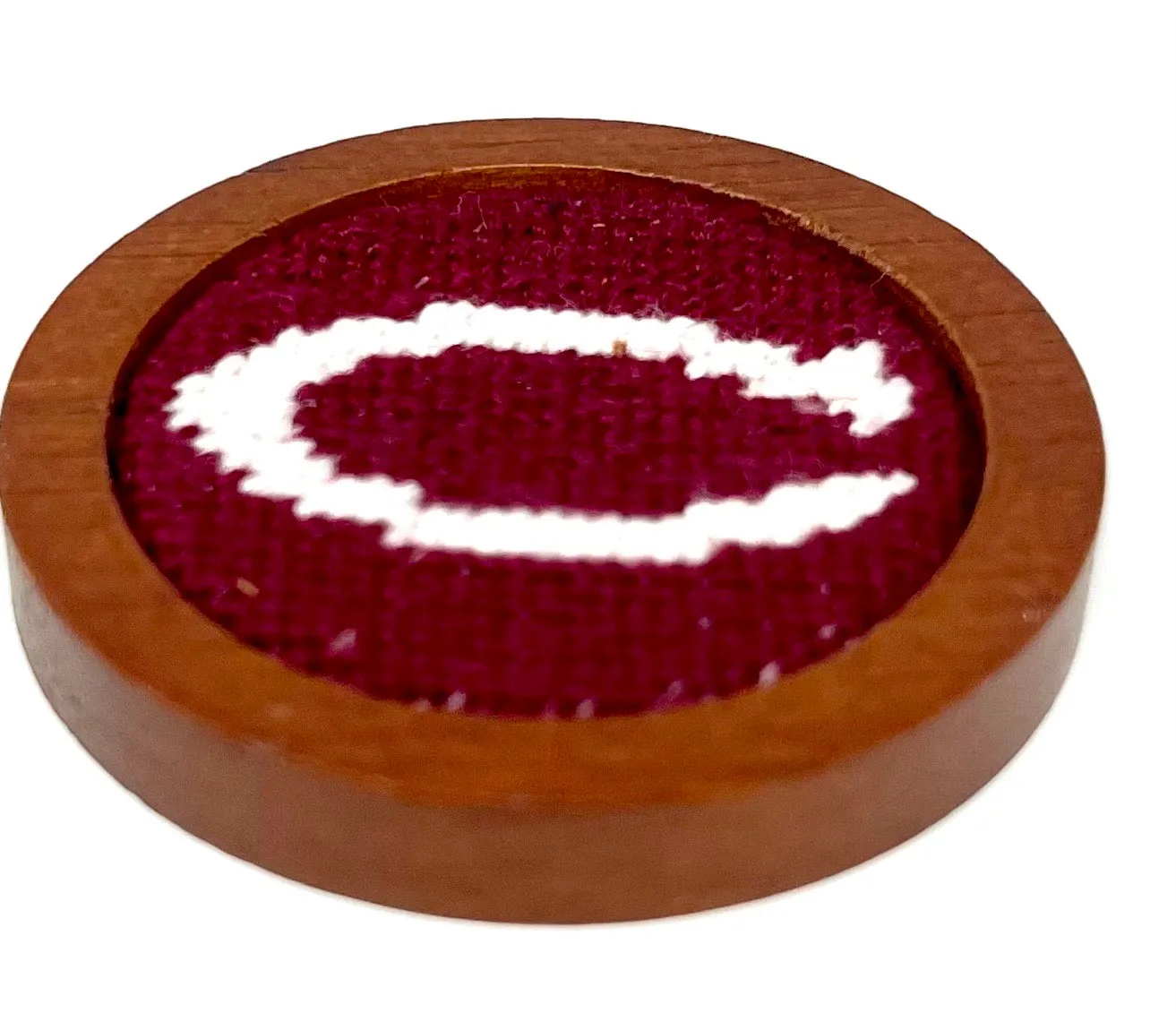 Smathers & Branson Culver C Golf Ball Marker- Maroon