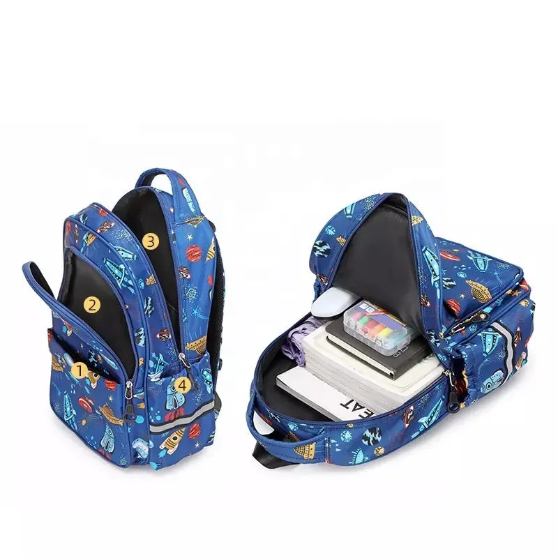 Space & Rockets School Bag Backpack