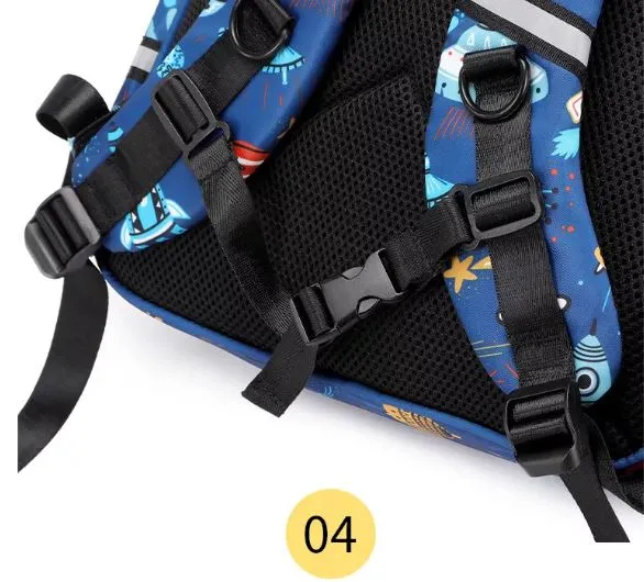 Space & Rockets School Bag Backpack