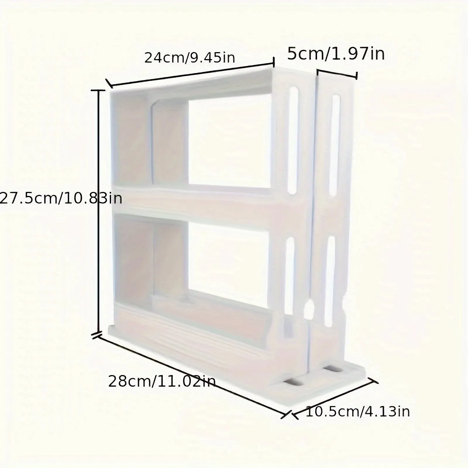 Spice Rack Organizer with Swivel Shelves