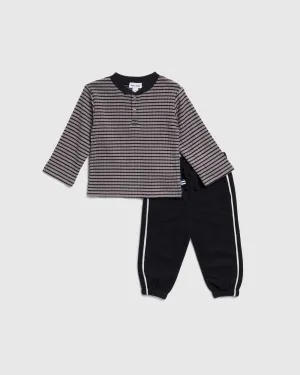 Splendid Boys' Afternoon Stripe Shirt & Pants Set - Baby