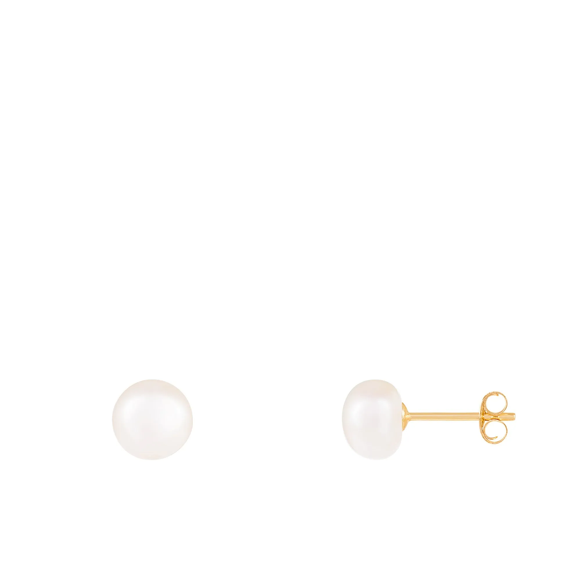 Splendid Pearls Pearl Studs 14K