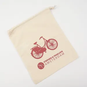 STEPHEN & PENELOPE PROJECT BAG - RED BIKE