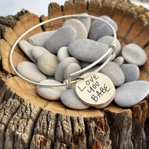 Sterling Handwritten Expandable Bracelet