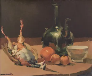 Still Life - Jug and Oranges