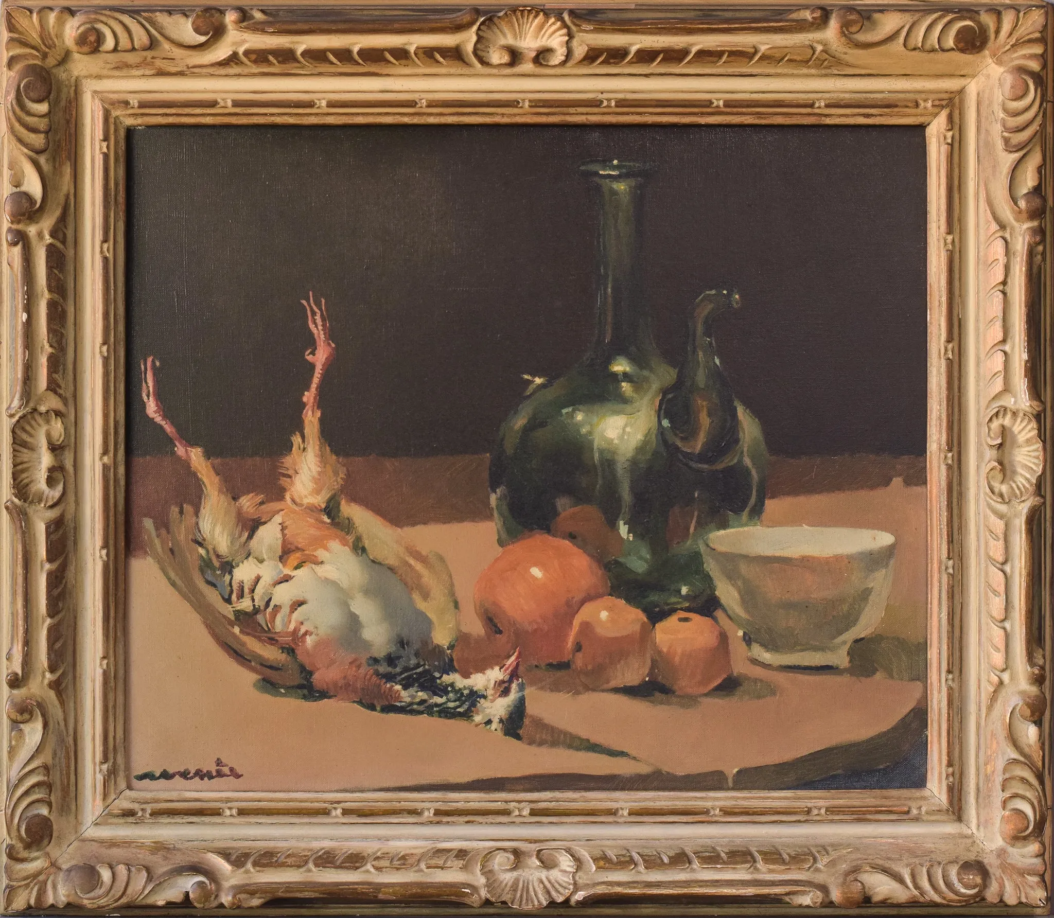 Still Life - Jug and Oranges
