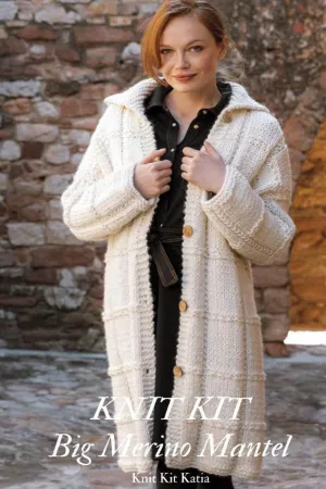 Strickbox: Strickmantel aus Ingenious Big von Katia zum selber stricken