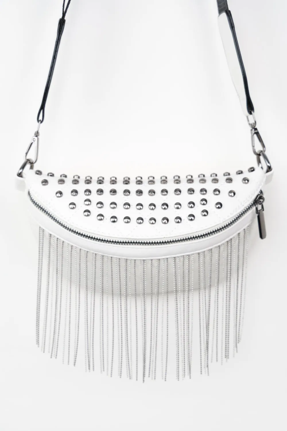 Studded Fringe Bag