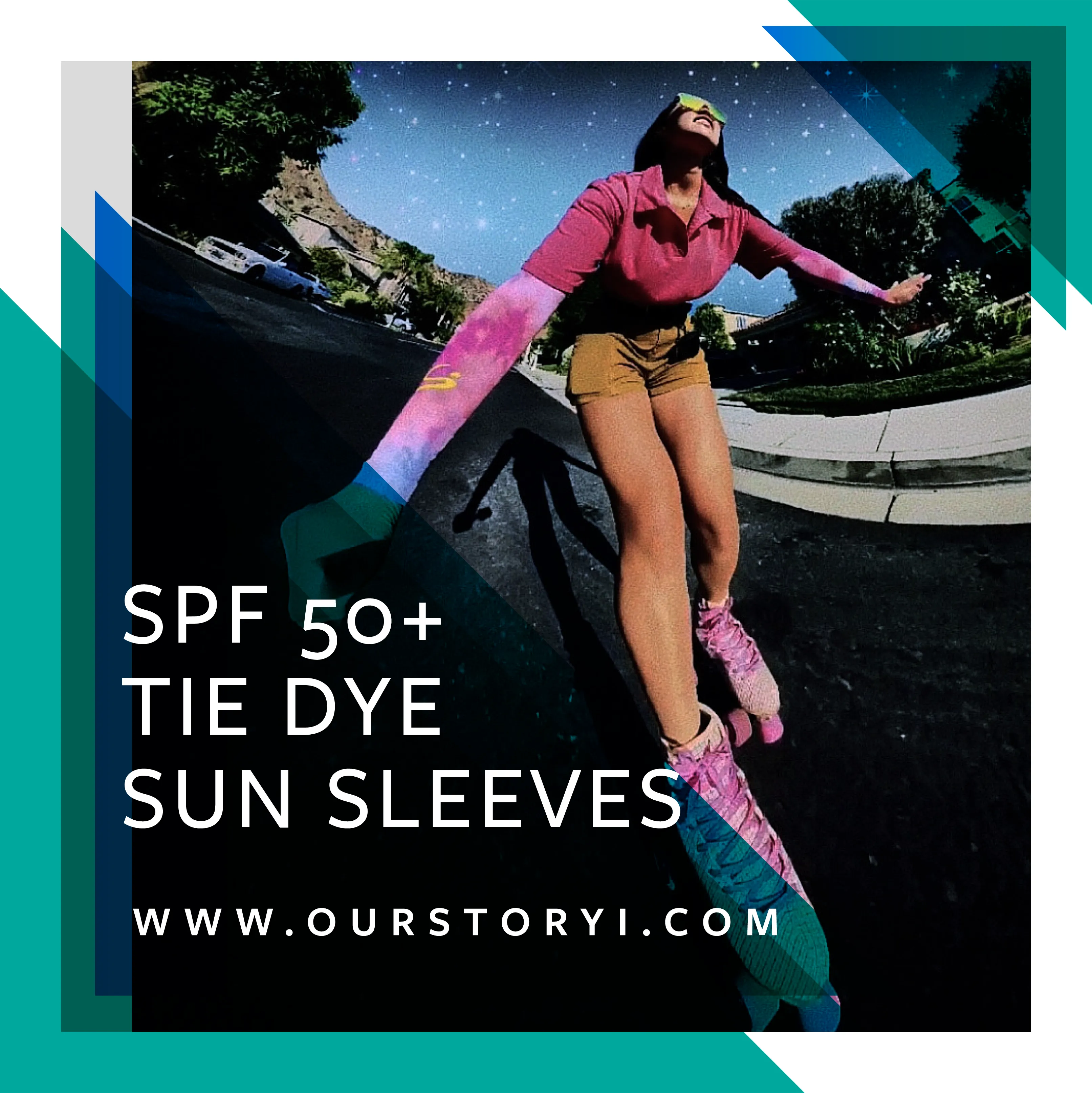 Sun Sleeves White/Black