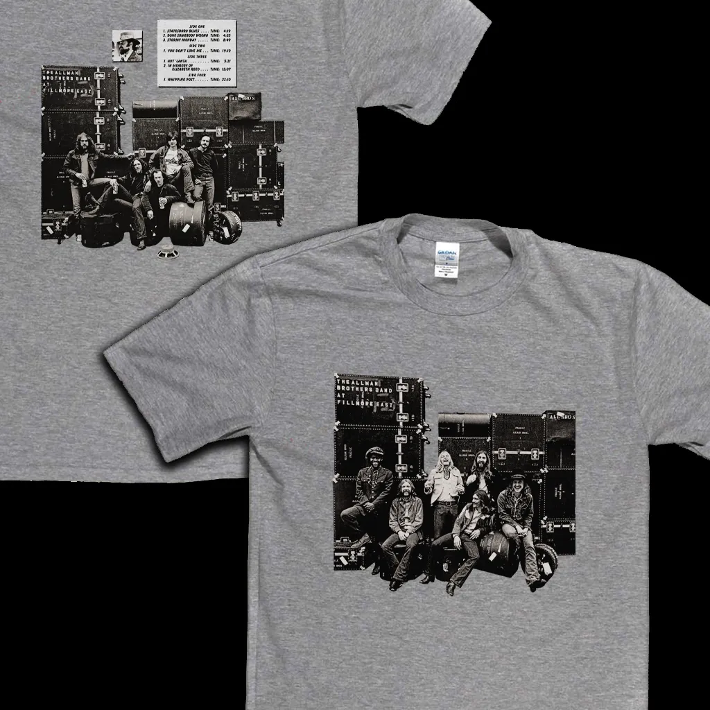 The Allman Brothers Band Live At The Fillmore East Front & Back T-Shirt