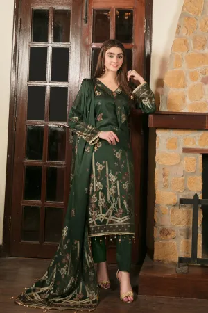 The Jewel by Tawakkal Unstitched 3 Piece Banarsi Lawn Collection'2022-JT-7062