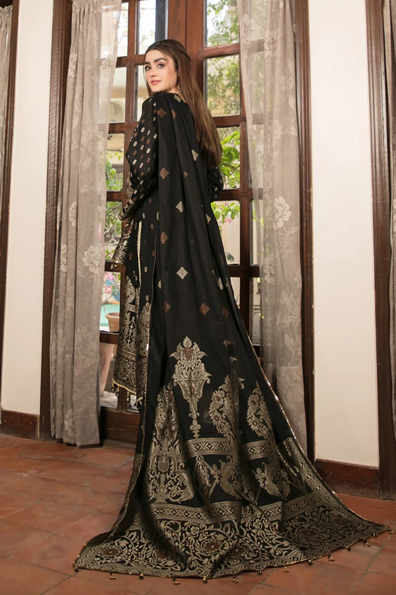 The Jewel by Tawakkal Unstitched 3 Piece Banarsi Lawn Collection'2022-JT-7064