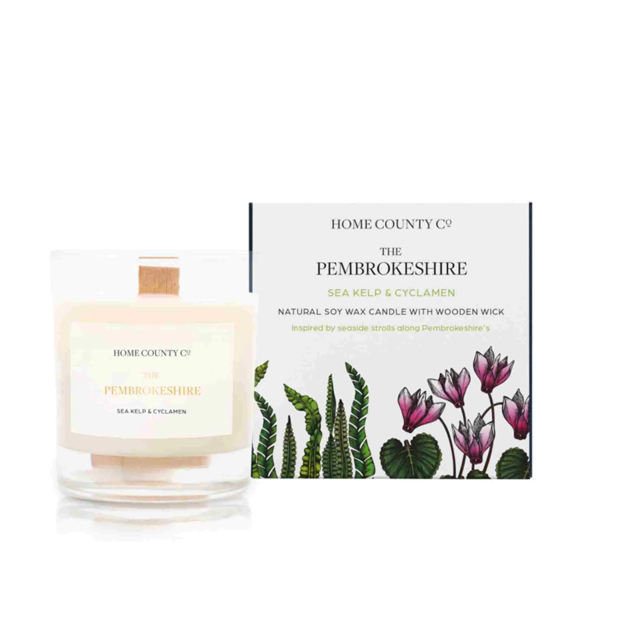 The Pembrokeshire - Sea Kelp and Cyclamen Candle