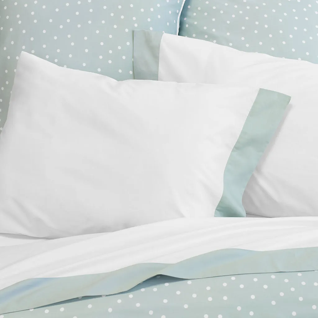 The Porcelain Green Border Sheet Set