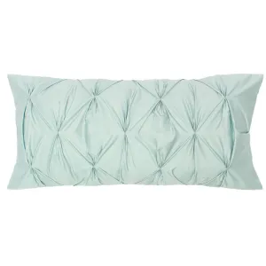 The Porcelain Green Pintuck Throw Pillow