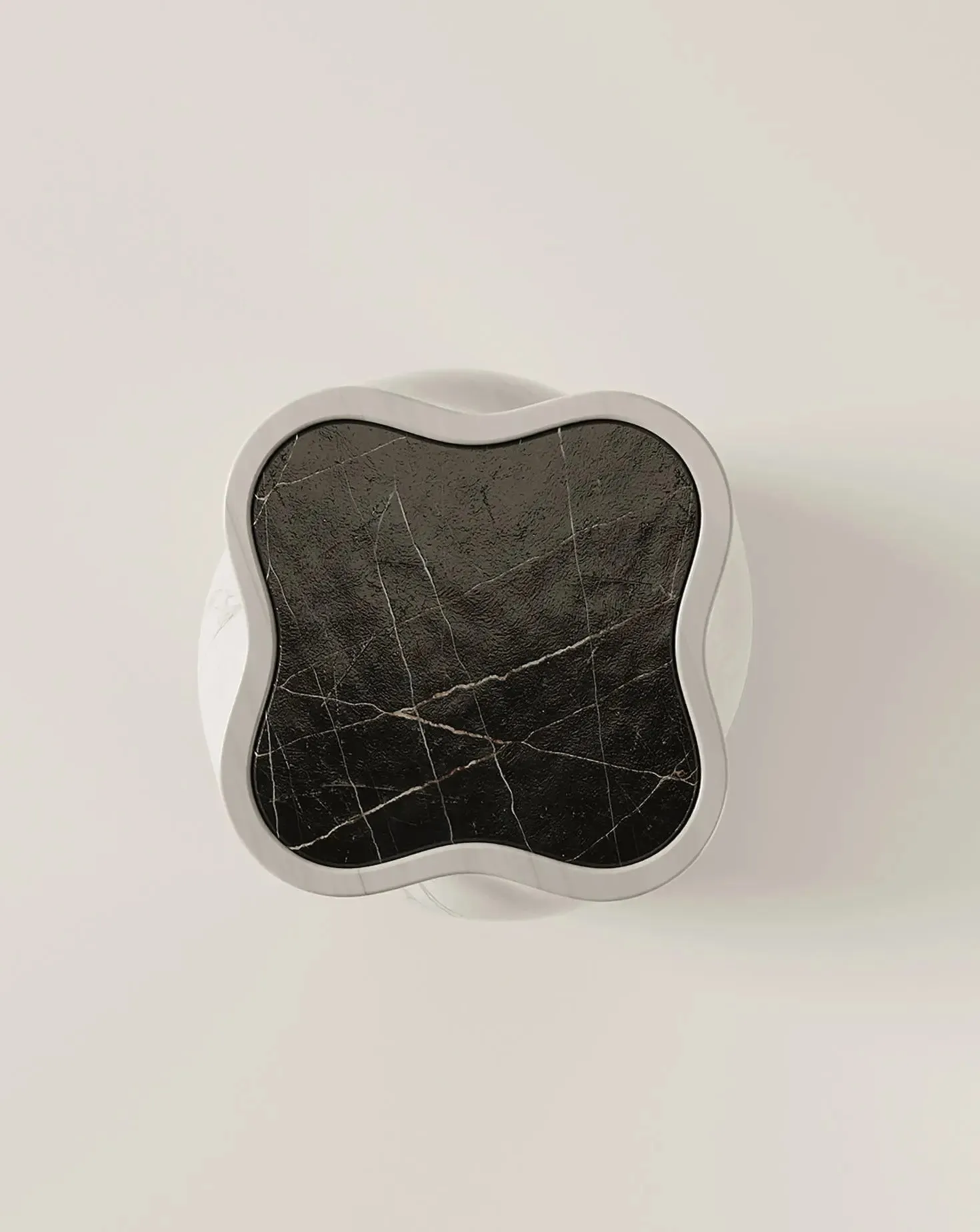 The U Line Arabescato & Nero Marquina Table