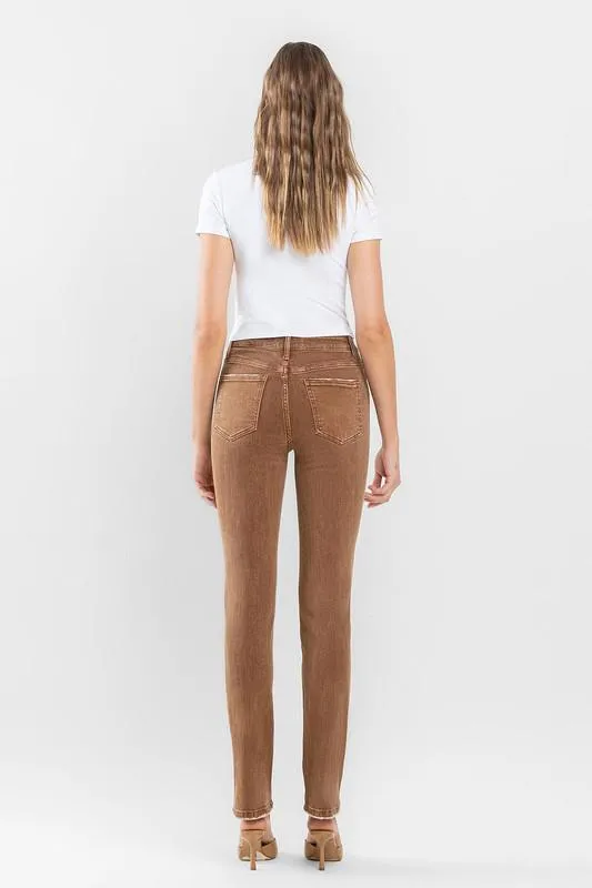 Toffee Slim Straight Jeans