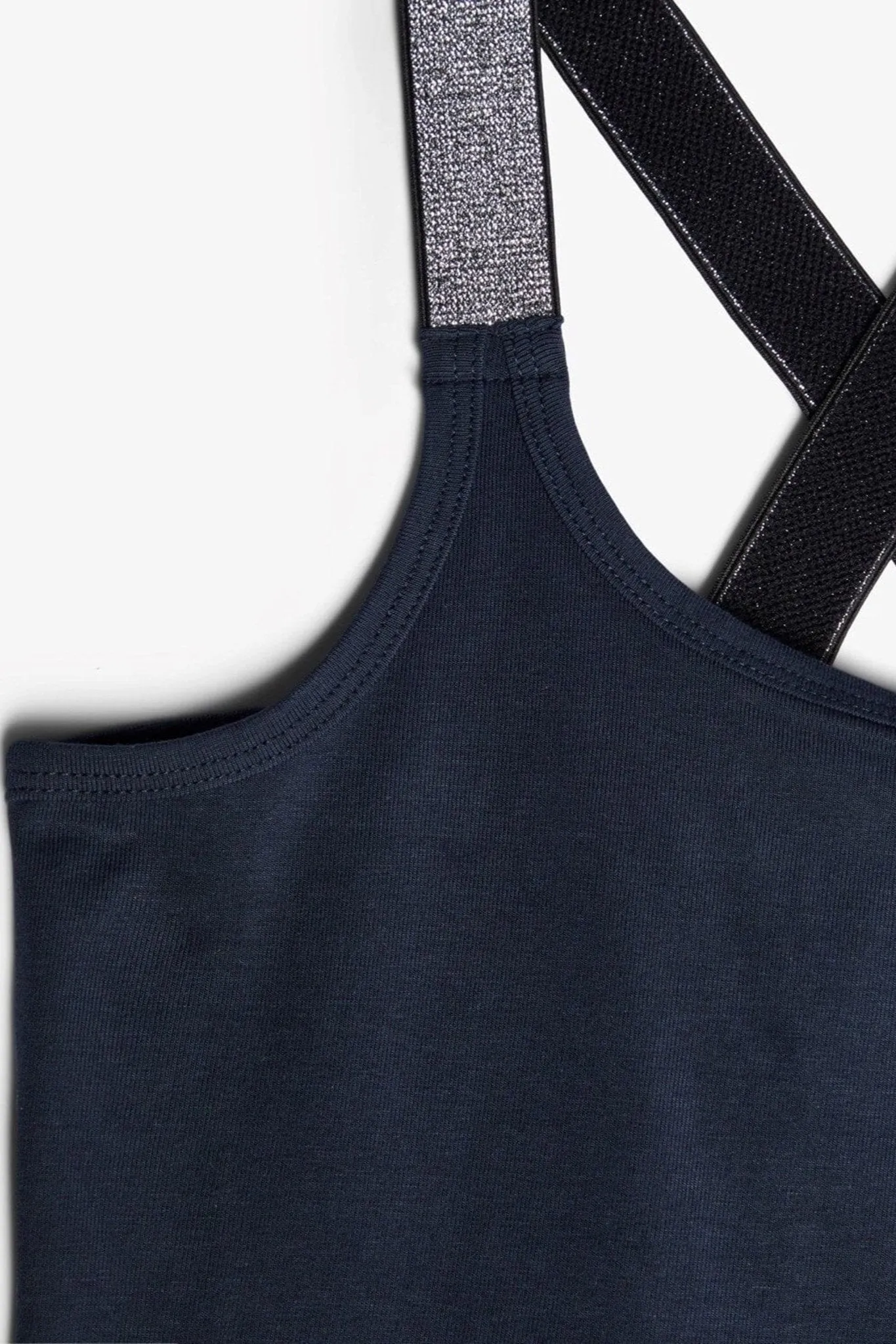 Top with glitter details - Dark blue