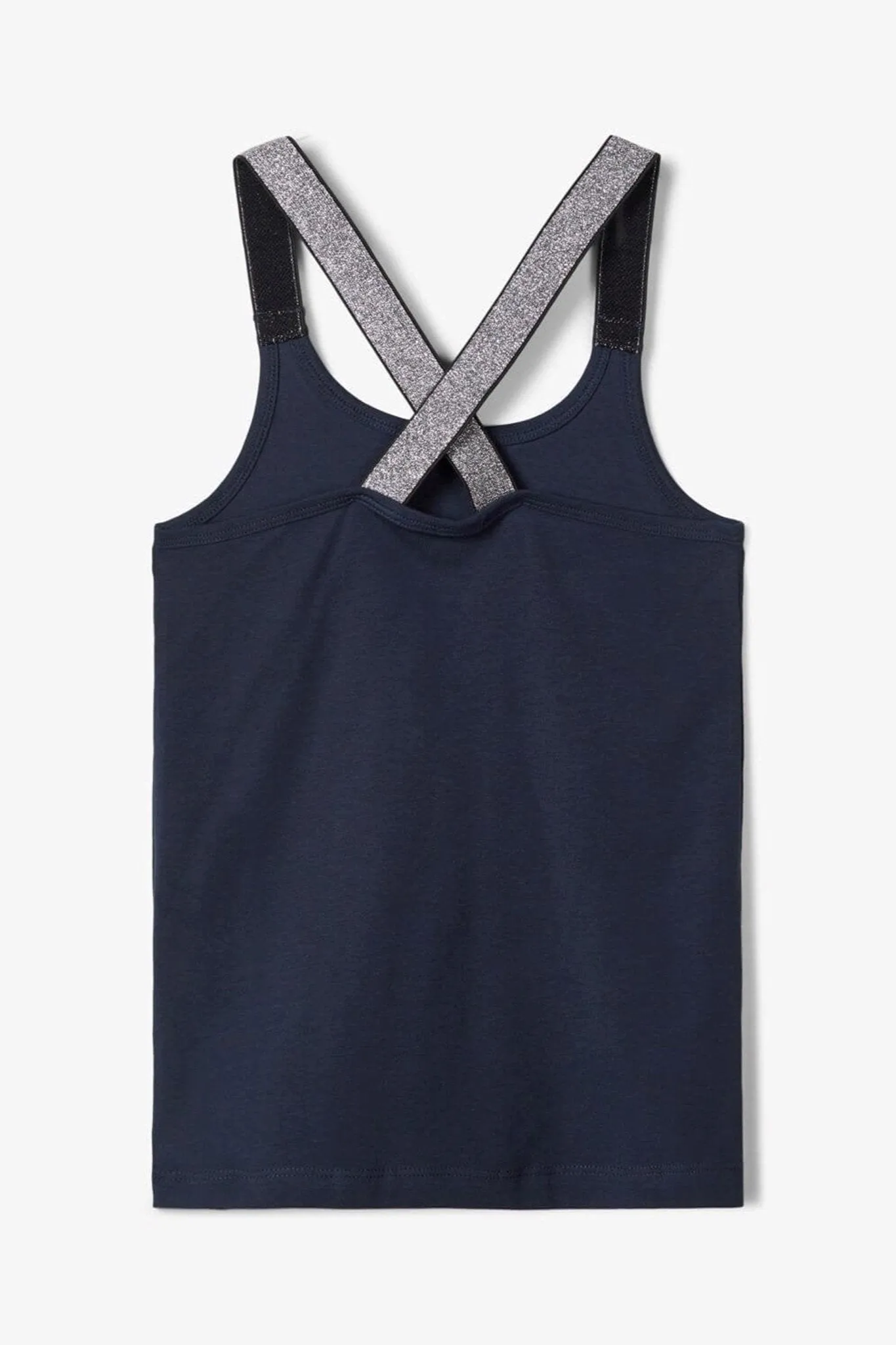 Top with glitter details - Dark blue