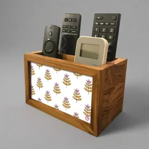 Tv Remote Control Organizer - Ethnic Leaf