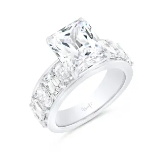 Uneek emerald cut Ring 18K Yellow Gold R1230W