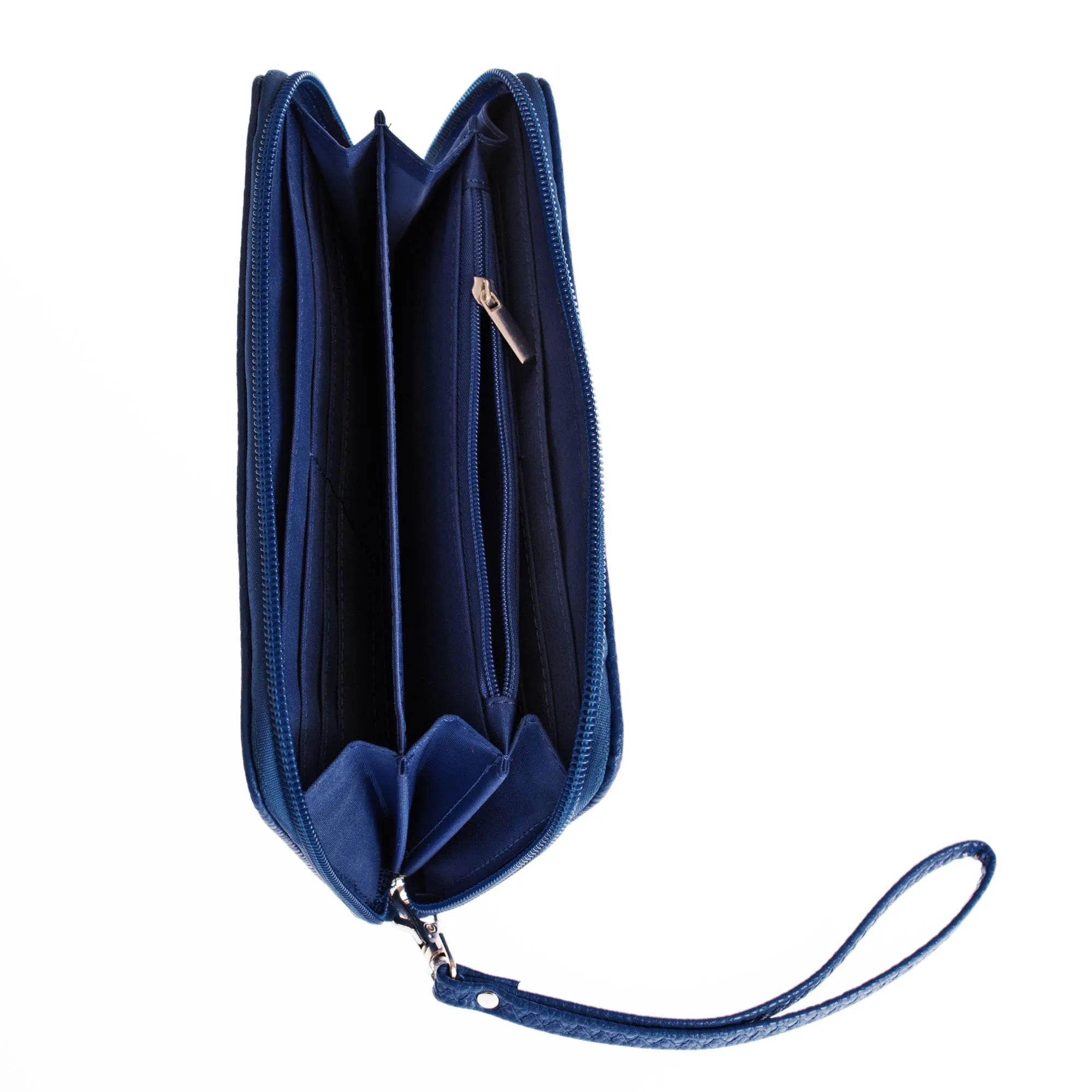 University of Michigan Zip Organizer Wallet Pebble
