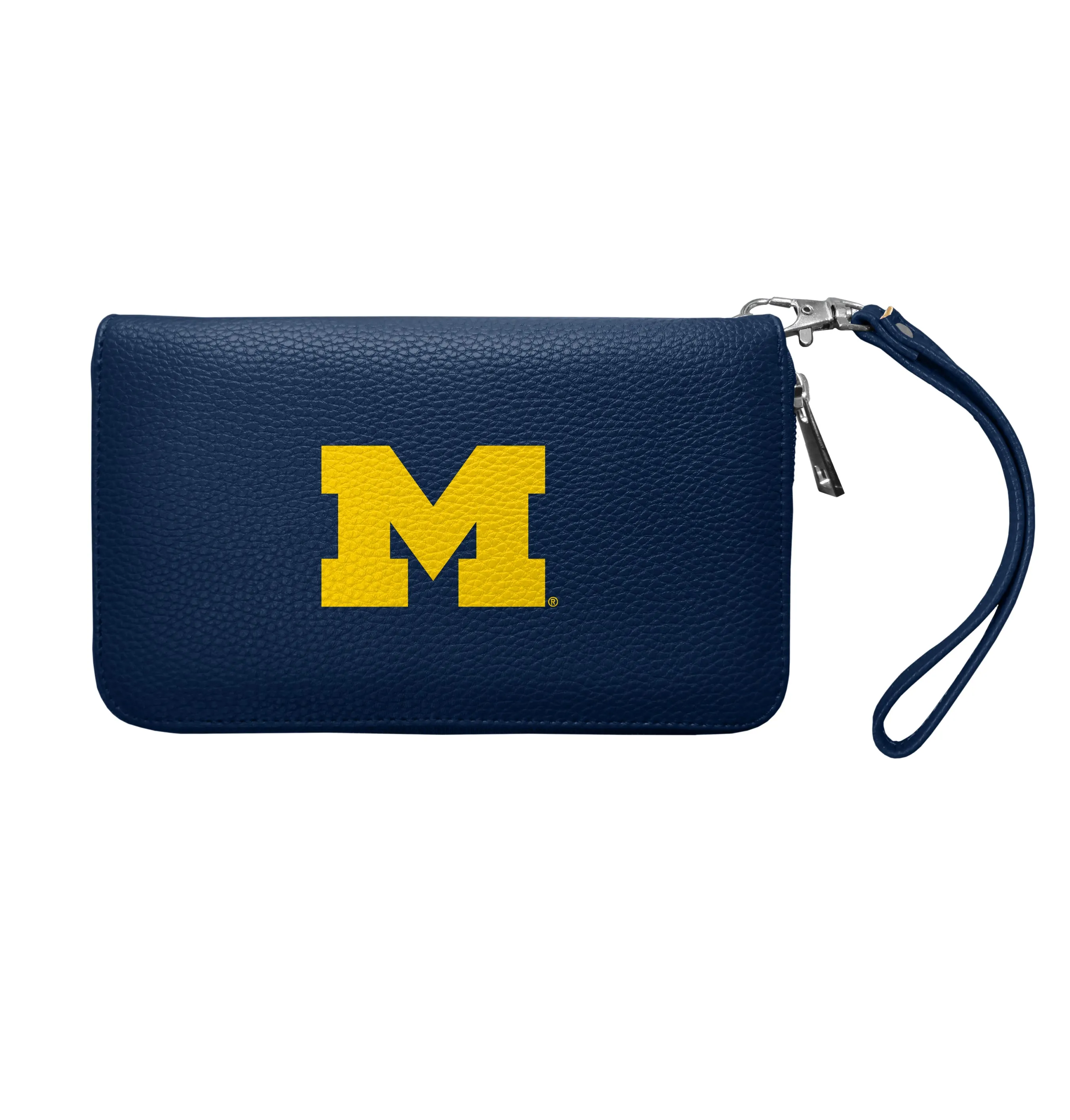 University of Michigan Zip Organizer Wallet Pebble